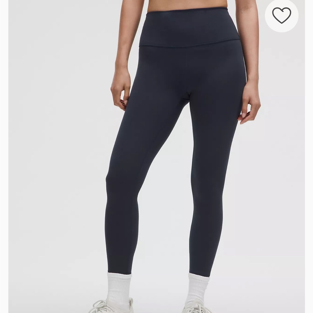 Lululemon Navy Blue Wunder Train Leggings 25”